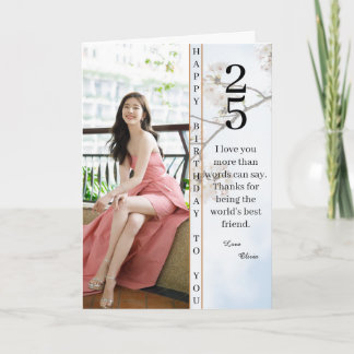 Carte Photo personnalisée Joyeux anniversaire