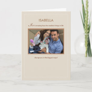 Carte Photo personnalisée Personnaliser le nom Félicitat