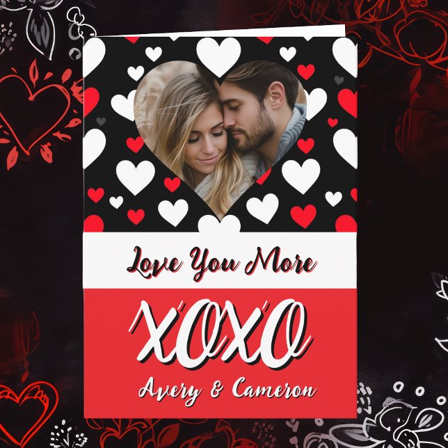 Carte Photo personnalisée Saint Valentin (Créateur téléchargé)