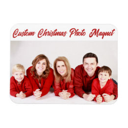 CARTE PHOTO PERSONNELLE DE NOËL MAGNET