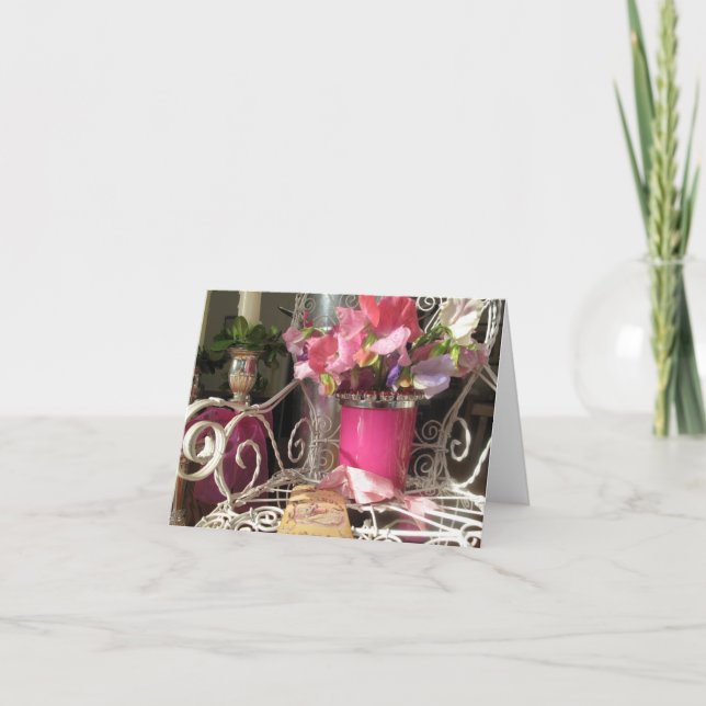 Carte photo Pois doux (Devant)