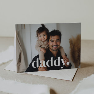 Carte photo pour la première fête des pères Daddy