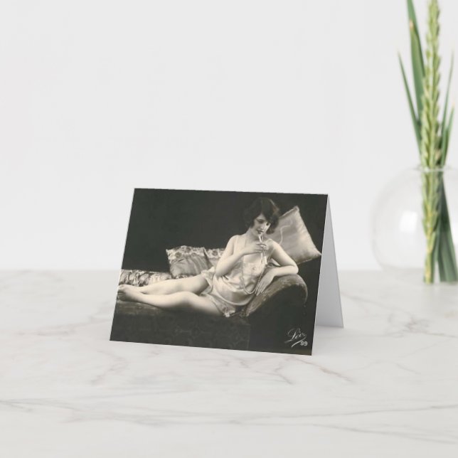 Carte photo Risque français (Devant)
