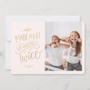 Carte photo Silly Kids Christmas faite une carte d