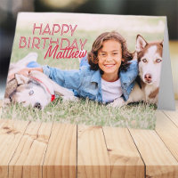 Photo simple moderne Accueil d'anniversaire