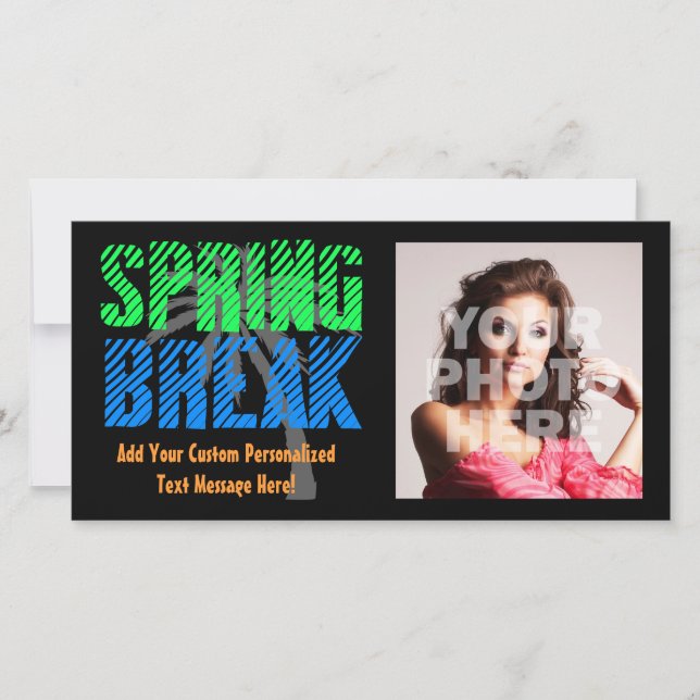 Carte photo Spring Break (Devant)