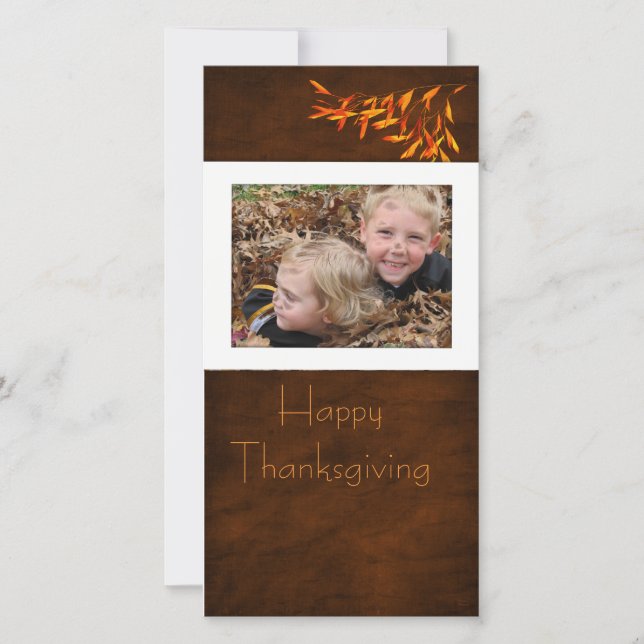 carte photo thanksgiving (Devant)