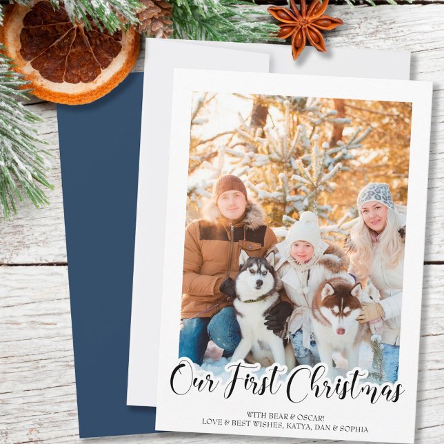 Carte Photo Verticale de Noël (Créateur téléchargé)