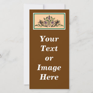 Carte photo vintage de thanksgiving de corne