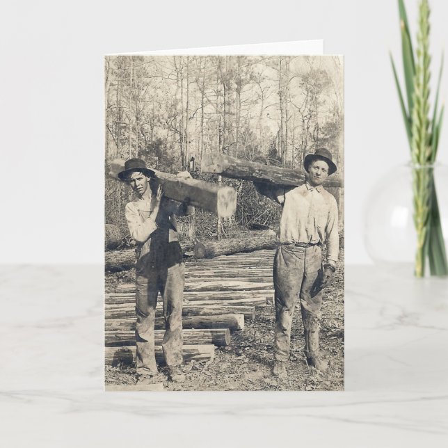 Carte photo vintage d'enregistreurs (Devant)