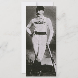 Carte Photo vintage, joueur de baseball de Chicago Sport