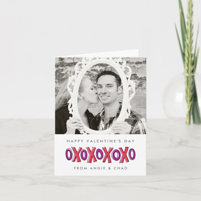 Carte photo XOXO Valentine's Day (Devant)