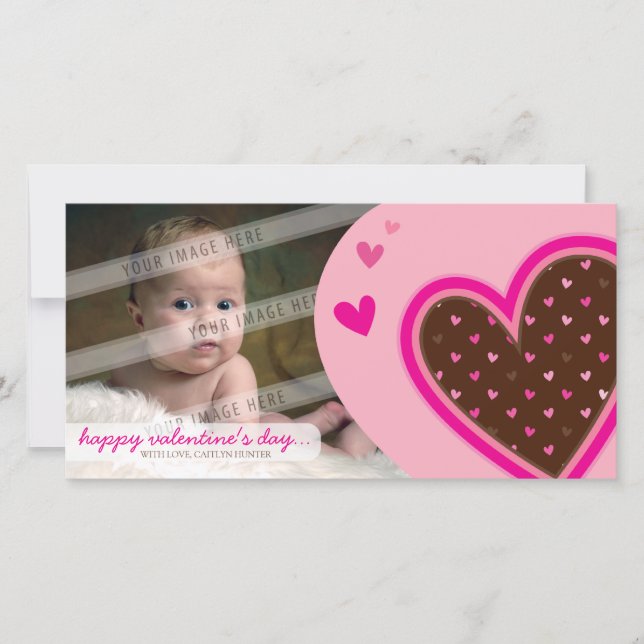 CARTE PHOTOCARD DE LA JOURNÉE DE VALENTINE :: Coeu (Devant)