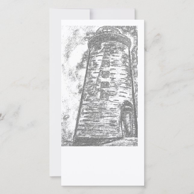 Carte Photocarte Stone Lighthouse (Devant)