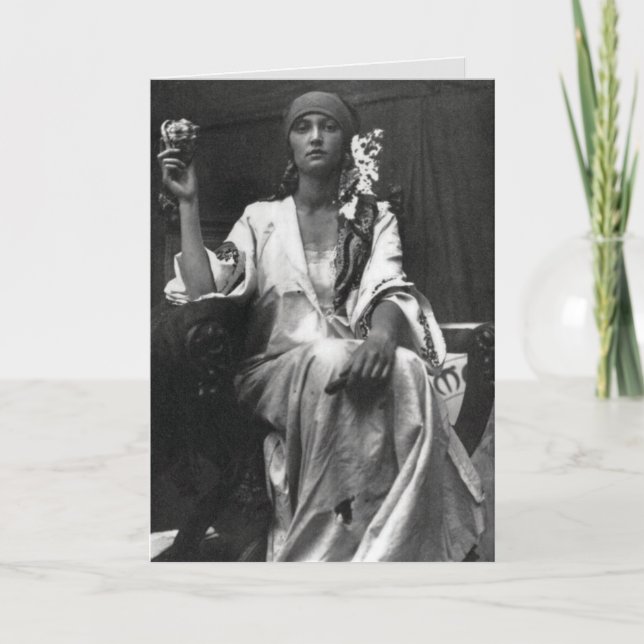 Carte Photographie Art nouveau du caissier Fortune (Devant)