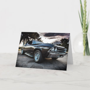Carte Photographie de Chevelle 1969