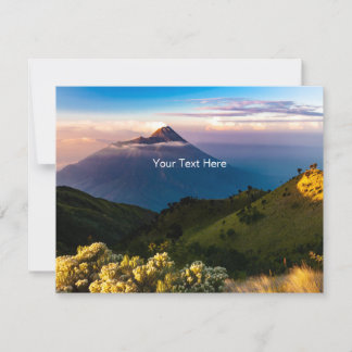 Carte Photographie de montagne