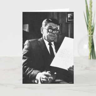 Carte Photographie de Ronald Reagan