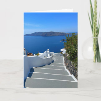Carte Photographie de Santorin Oia Grèce
