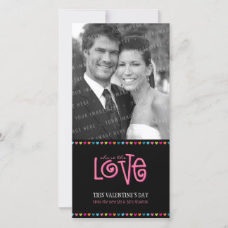 CARTE PHOTOGRAPHIQUE D'AMOUR TENDANCE :: LOVELETTE