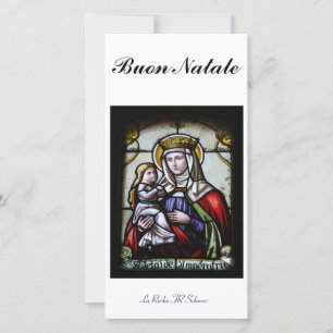 Carte photographique de Buon Natale