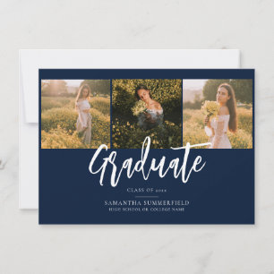 Carte Photos de remise de diplôme 2026 Annonce de gradua