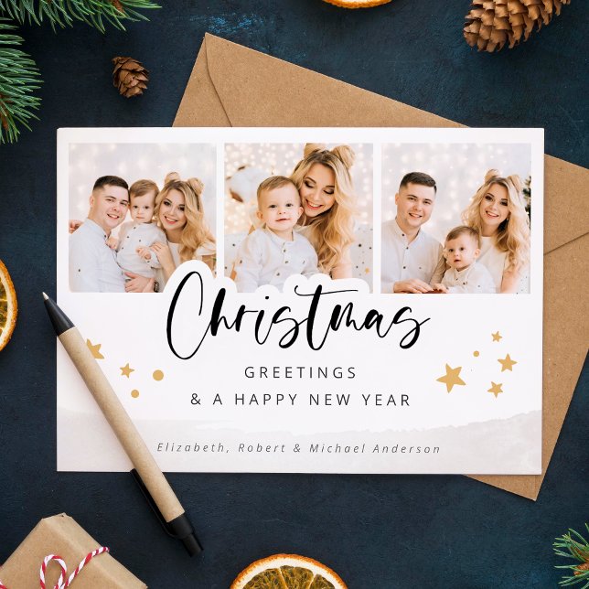 Carte Photos personnalisées voeux de Noël (Créateur téléchargé)