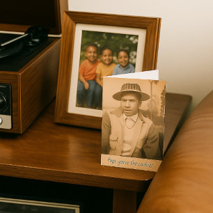 Carte Photos vintages Vous êtes la Fête des pères la plu