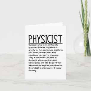 Carte Physicien