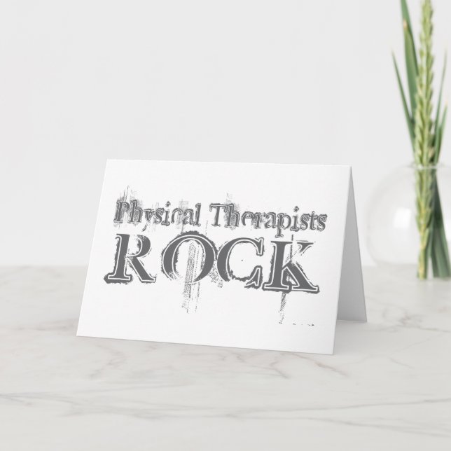 Carte Physiothérapeutes Rock (Devant)