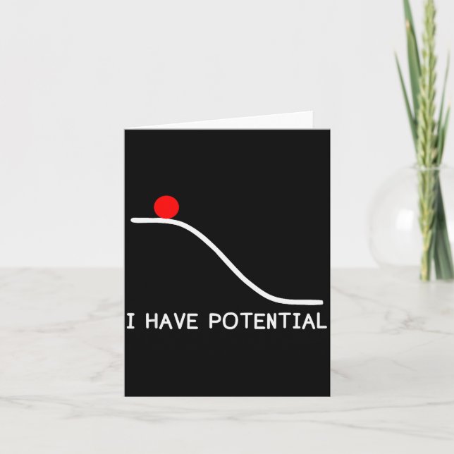 Carte Physique j'ai de l'énergie potentielle drôle  (Devant)