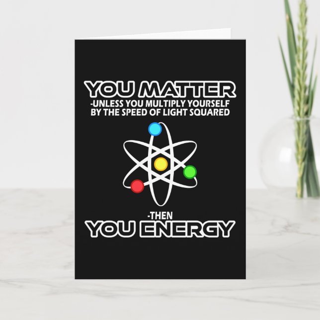 Carte Physique Vitesse De Lumière Drôle (Devant)