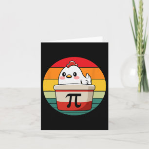Carte Pi Day Picken Pot Pie Math Professeur de sciences