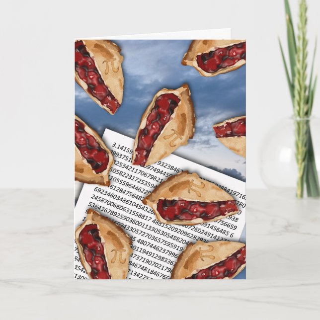 Carte Pi est en chute, Pi Day Greeting Card (Devant)