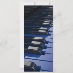 Carte Piano bleu