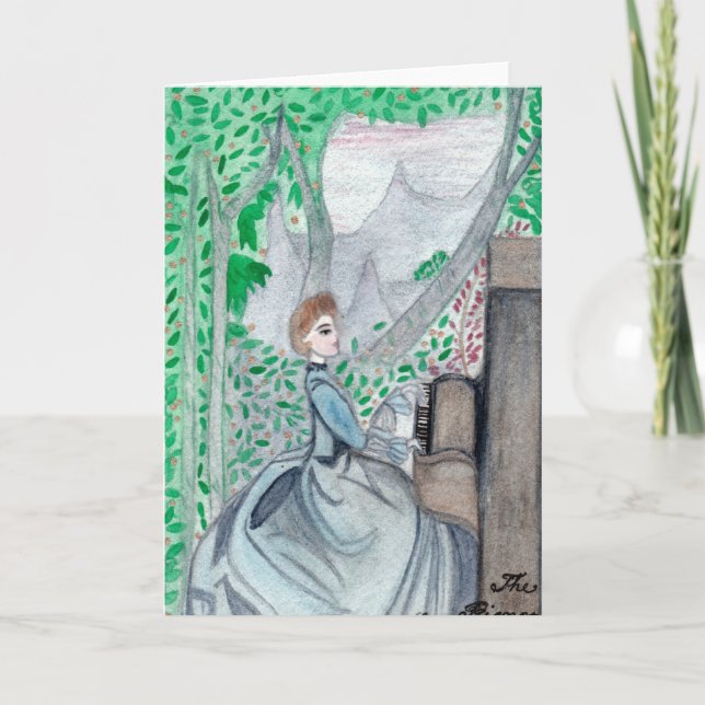 Carte Piano Greeting (Devant)