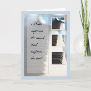 Carte Piano Inspiration Musique
