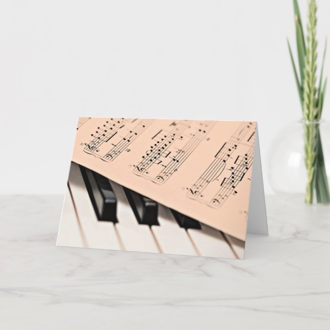 Carte Piano music (Devant)