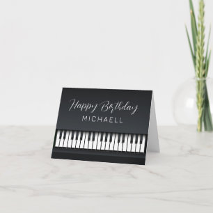 Carte Piano Noir Et Blanc