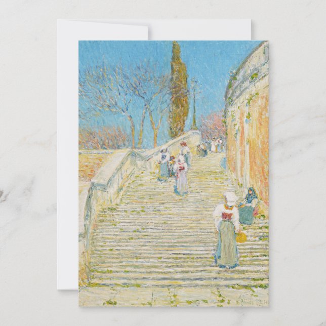 Carte Piazza di Spagna, Rome | Childe Hassam (Devant)