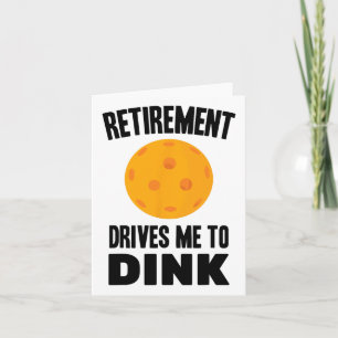 Carte Pickleball - Retraite Me Conduit À Diner - Badmin
