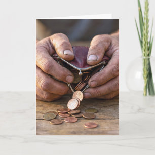 Carte Pièces de naissance dans un porte-monnaie