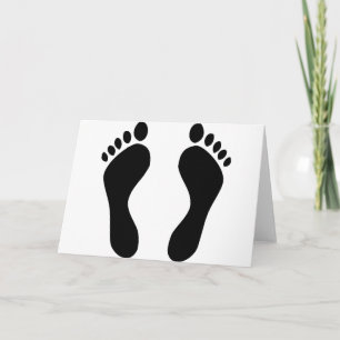 Carte pieds