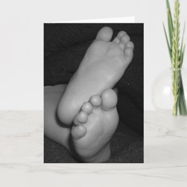 Carte Pieds bébé (Devant)