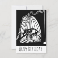 Piège à rat cage effrayant noir et blanc pour anni