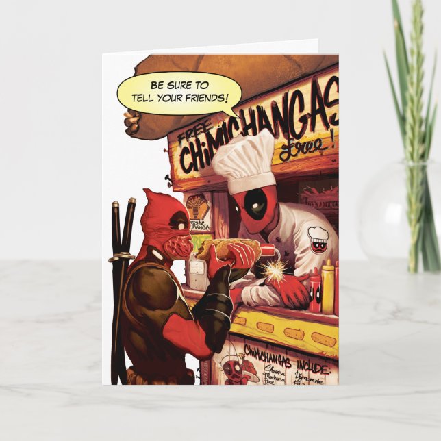 Carte Piège Deadpool Chimichanga (Devant)