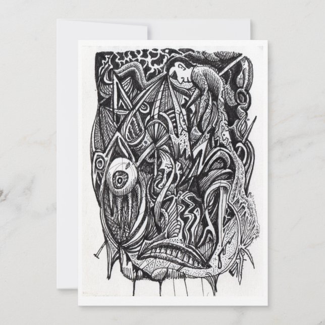Carte Pierced, par Brian Benson Flat Card (Devant)