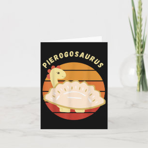 Carte Pierogi polonais Pierogosaurus Pologne Dumplings J