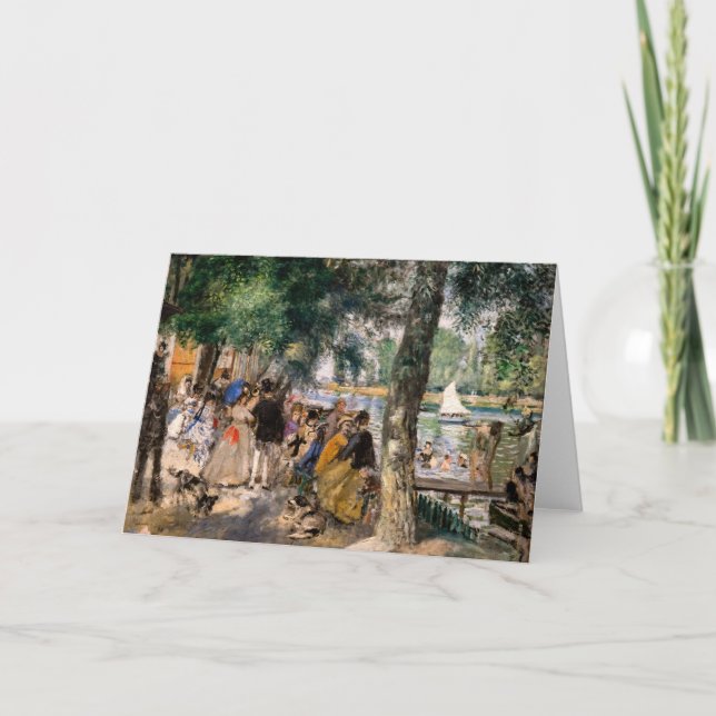 Carte Pierre-Auguste Renoir - Baignade sur la Seine (Devant)