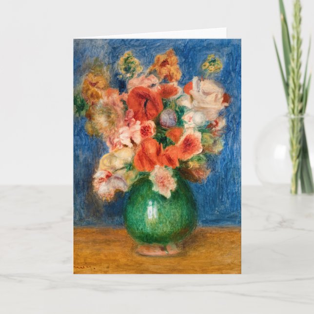 Carte Pierre-Auguste Renoir - Bouquet (Devant)